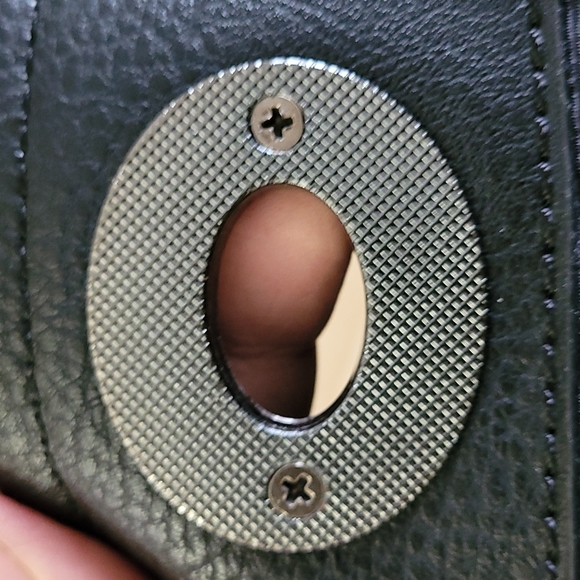 CLEMENTS RIBEIRO Black Pebbled Leather Cross-Body/Shoulder Bag - Picture 7 of 13